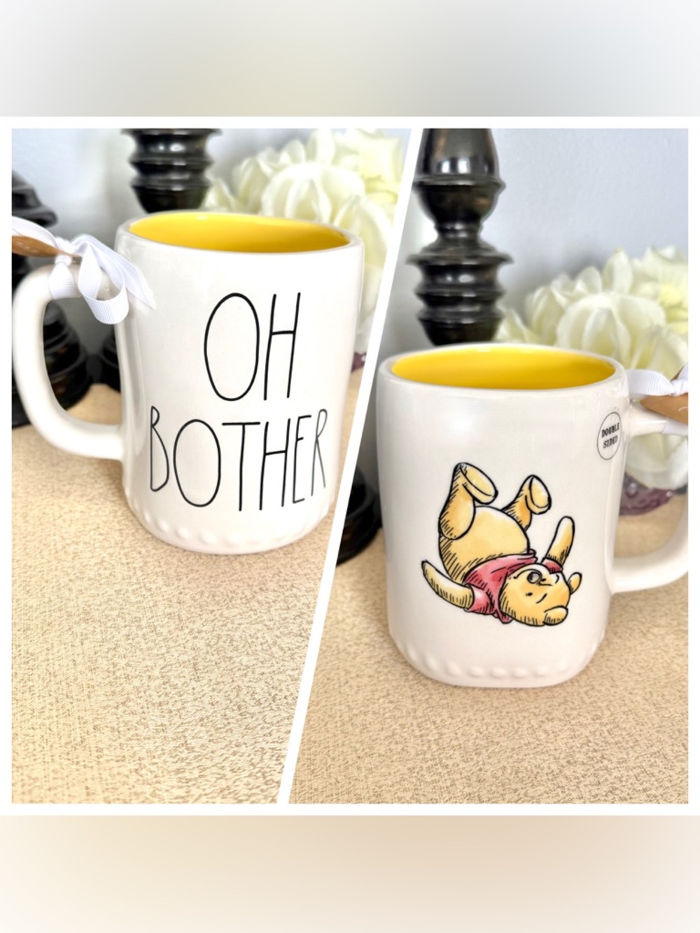 New Rae Dunn OH BOTHER WINNIE THE POOH Ceramic Mug